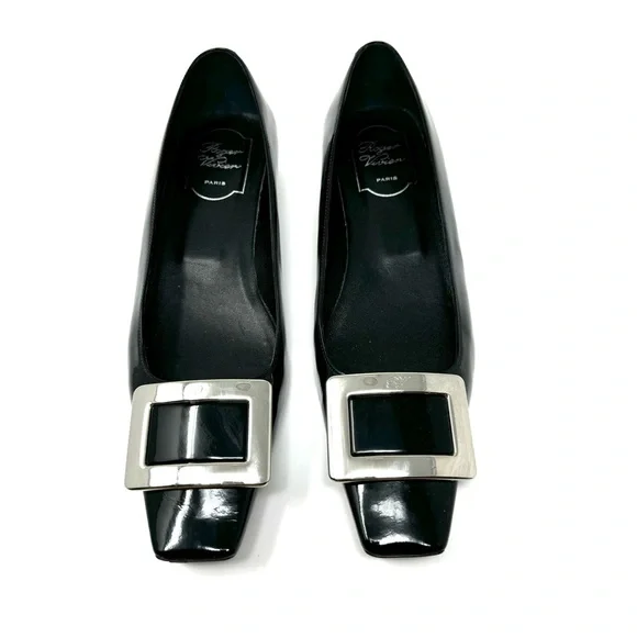 ROGER VIVIER Belle Vivier black patent leather, like new, made in Italy, size 39 - Picture 2 of 11